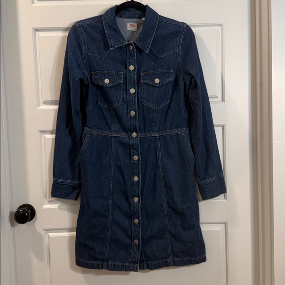 Levi’s Flynn Western dress small - Picture 4 of 8